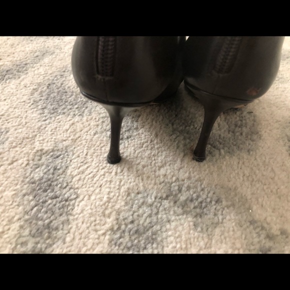 JIMMY CHOO LEATHER BOOTIE - Picture 3 of 6